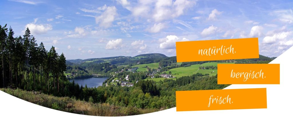 Bergische Landschaft – natürlich. bergisch. frisch.
